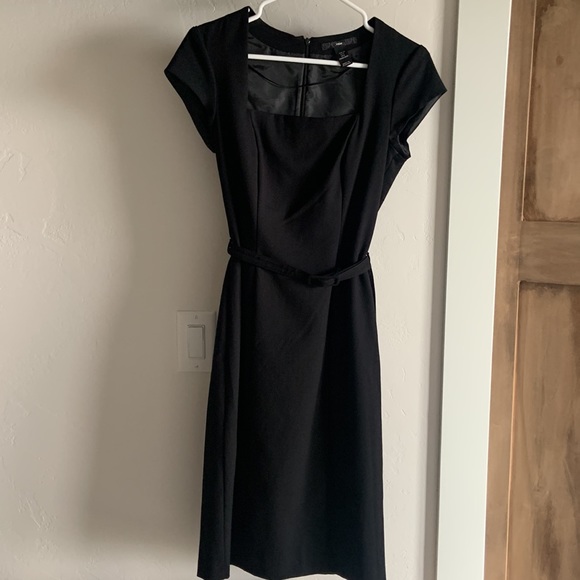 H &M black belted dress - Picture 1 of 12